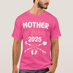 MAMA VON TWINS 2025 Erweiterung Twin Mother Baby L T-Shirt