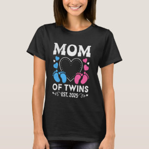 MAMA VON TWINS 2025 Erweiterung Twin Mother Baby L T-Shirt