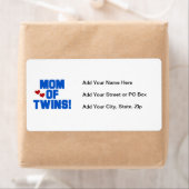 Mama von Twins Blauer Text Geschenke (Insitu)