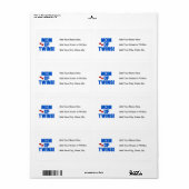 Mama von Twins Blauer Text Geschenke (Vorne)
