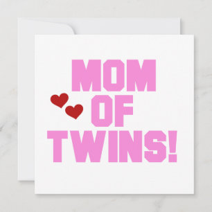 Mama von Twins Pink Text Geschenke