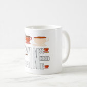 Mama von Zwillingen benötigt Koffein Kaffeetasse (VorderseiteRechts)