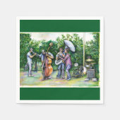 Mama warnt mich nie vor Tuba Players Paper Napkin Serviette (Vorderseite)