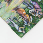 Mama warnte mich nie vor Tuba-Spielern Fleecedecke (Ecke)