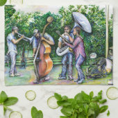 Mama warnte mich nie vor Tuba-Spielern Geschirrtuch (Gefaltet)