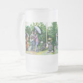 Mama warnte mich nie vor Tuba-Spielern Mattglas Bierglas (Vorderseite Links)