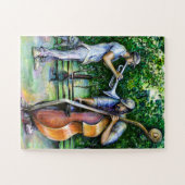 Mama warnte mich nie vor Tuba-Spielern Puzzle (Horizontal)