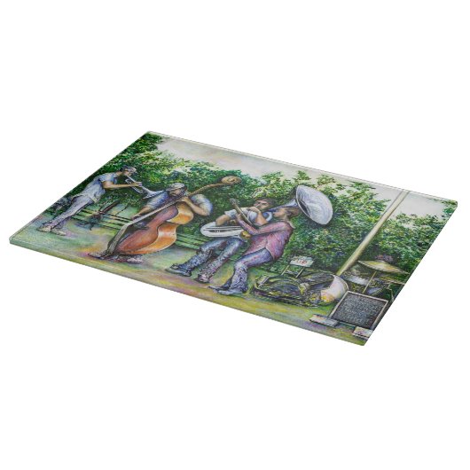 Mama warnte mich nie vor Tuba-Spielern Schneidebrett (Ecke)