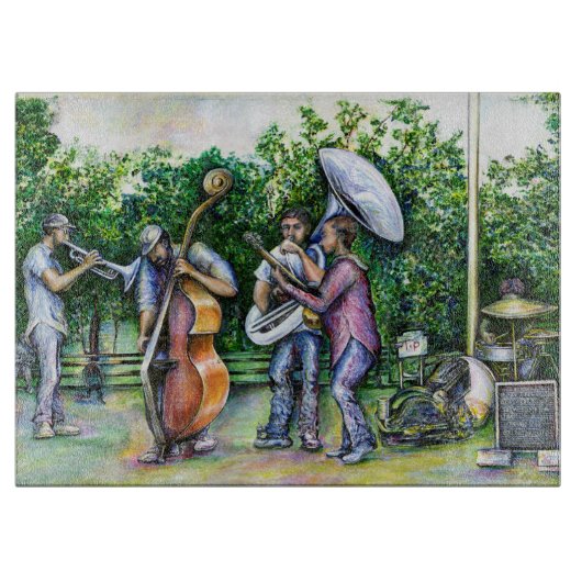 Mama warnte mich nie vor Tuba-Spielern Schneidebrett (Vorderseite)