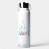 "MAMA", Wasserflasche mit Pop auf Stroh Trinkflasche (Vorderseite)