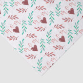 Mama Watercolor Herzenpapier Seidenpapier (Detail)