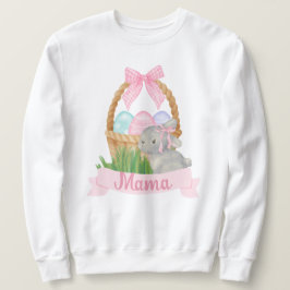 Mama Watercolor Pink Osterkorb Sweatshirt