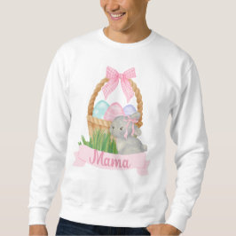 Mama Watercolor Pink Osterkorb Sweatshirt