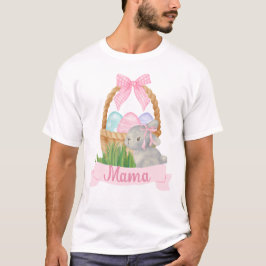 Mama Watercolor Pink Osterkorb T-Shirt