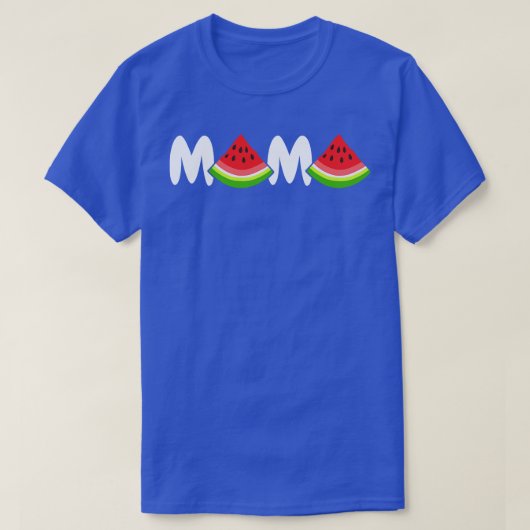 Mama Watermelon Mother Mthers Day T-Shirt (Design vorne)
