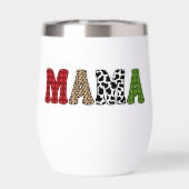 Mama Weihnachten Karomuster Design (Rückseite)