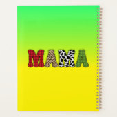 Mama Weihnachten Karomuster-Design Planer (Rückseite)