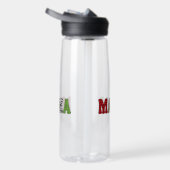 Mama Weihnachten Karomuster Design Trinkflasche (Rechts)