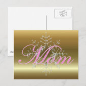 Mama Weihnachten Postkarte (Vorne/Hinten)