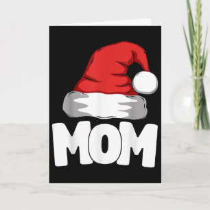 Mama Weihnachten Santa passende Familie Karte