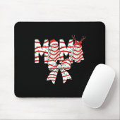 Mama Weihnachtsbaum Cake Muster Coquette Bow Xmas Mousepad (Mit Mouse)