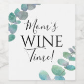 Mama Weinetikett (Einzelnes Label)