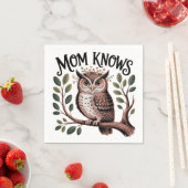 Mama weiß Bescheid Serviette (Beispiel)