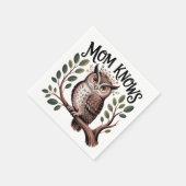 Mama weiß Bescheid Serviette (Ecke)