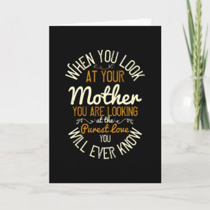Mama - Wenn Sie sich Ihre Mutter ansehen Karte