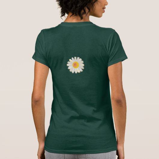 Mama White Daisy T-Shirt (Rückseite)