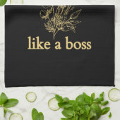 Mama wie ein Mutterküchentuch Geschirrtuch (Gefaltet)