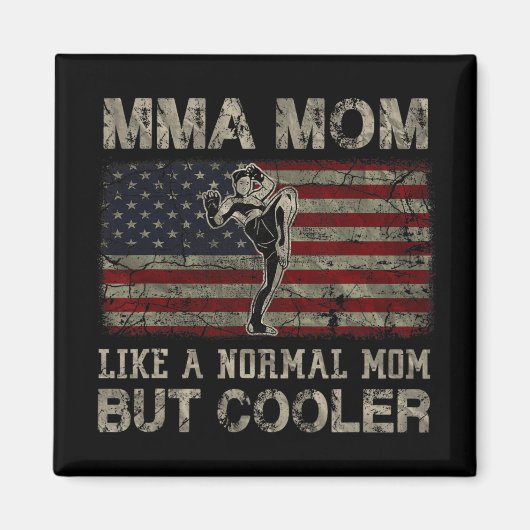 Mama wie eine normale Mama, aber Cooler Muttertag Magnet (Vorne)