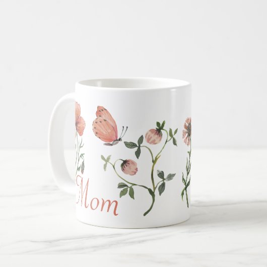 Mama Wildblume Tasse (Vorderseite Links)