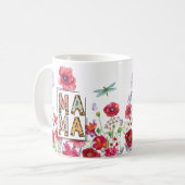 Mama Wildblume Tasse zum Muttertag (Vorderseite Links)
