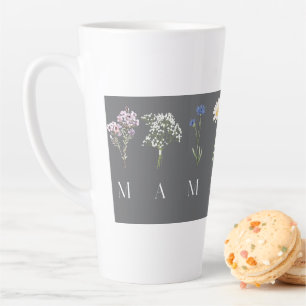 Mama-Wildblumen-Geschenk zum Muttertag Milchtasse