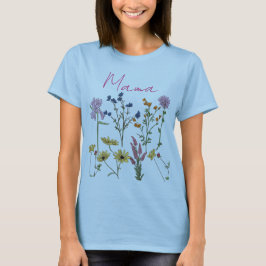 Mama-Wildblumen T-Shirt