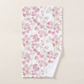 Mama Wildflower Botanisches Geburtstagsgeschenk Badhandtuch Set (Handtuch)