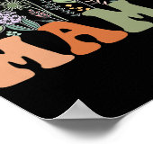 Mama Wildflower Floral Birthday Baby Shower New Ma Poster (Ecke)