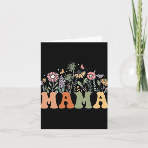 Mama Wildflower Florale Geburtstags-Baby-Party Neu Karte
