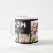 Mama Wir Liebe dich! Benutzerdefinierte Foto-Tasse Kaffeetasse (Vorderseite Links)