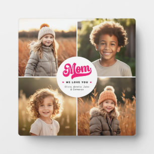 Mama wir Liebe Sie Foto Herzen Namen Mütter Tag Fotoplatte
