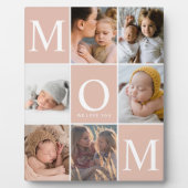 Mama Wir Liebe Sie FotoCollage Fotoplatte (Vorderseite)