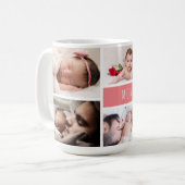 Mama Wir Liebe Sie FotoCollage Kaffeetasse (Vorderseite Links)