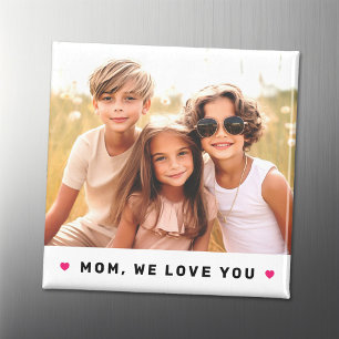 Mama wir Liebe Sie Herzen Mütter Tag Foto Magnet