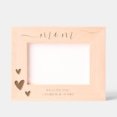 Mama Wir Liebe Sie hören und Namen Geätzte Rahmen (Vorderseite)