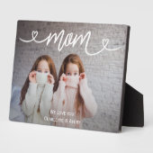 Mama Wir Liebe Sie Personalisiert Foto Plaque Fotoplatte (Seite)