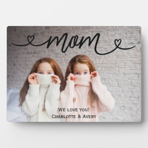 Mama Wir Liebe Sie Personalisiert Foto Plaque Fotoplatte