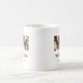Mama Wir Liebe Sie Western Land Moderne Typografie Kaffeetasse (Mittel)