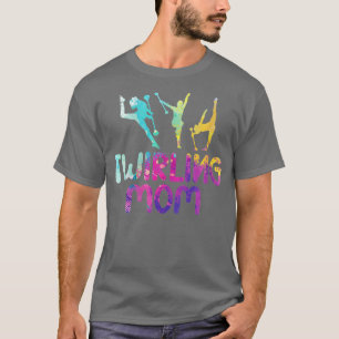 Mama wirbelnde Frauen Majorette Baton wirbeln T-Shirt