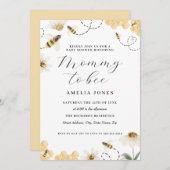 Mama wird Baby-Dusche Einladung (Vorne/Hinten)